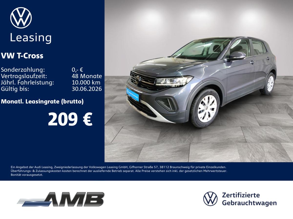 Volkswagen T-Cross 1.0 TSI LED/digi.C/Sitzhzg/bis08.2030Garantie bild