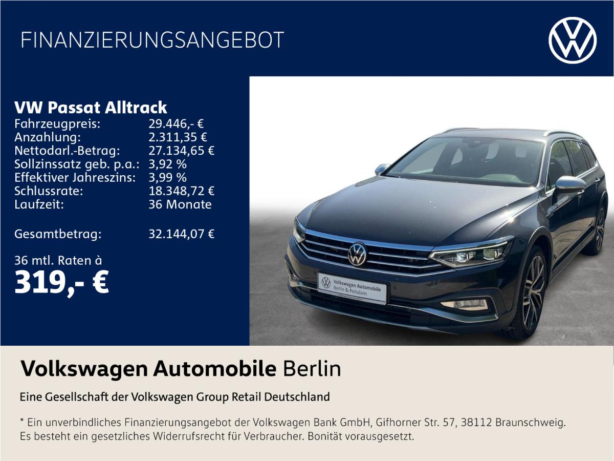 Volkswagen Passat Alltrack 4Motion 2.0 TDI DSG Navi LED SHZ bild
