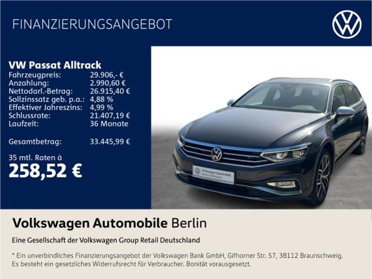 Volkswagen Passat Alltrack 4Motion 2.0 TDI DSG Navi LED SHZ bild