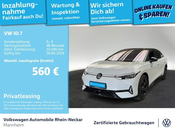 Volkswagen ID.7 GTX 4Motion Navi AHK Kamera uvm. bild