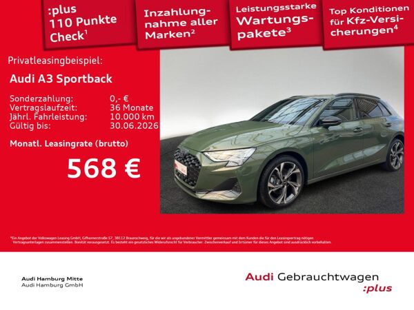 Audi A3 Sportback 40 TFSI e advanced S tronic LM18 AHK Navi bild