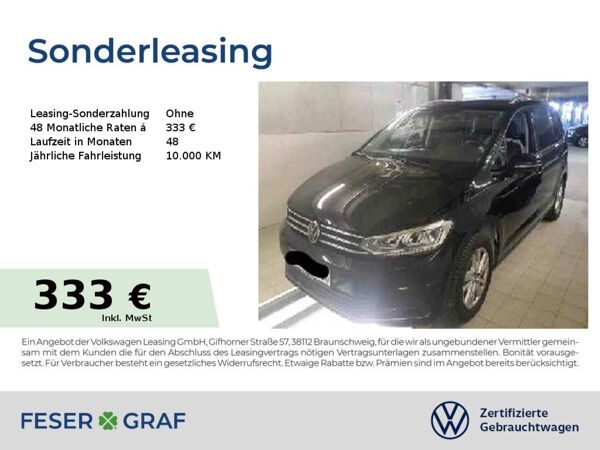 Volkswagen Touran Active 1.5 TSI DSG Navi AHK Kamera LED Si bild