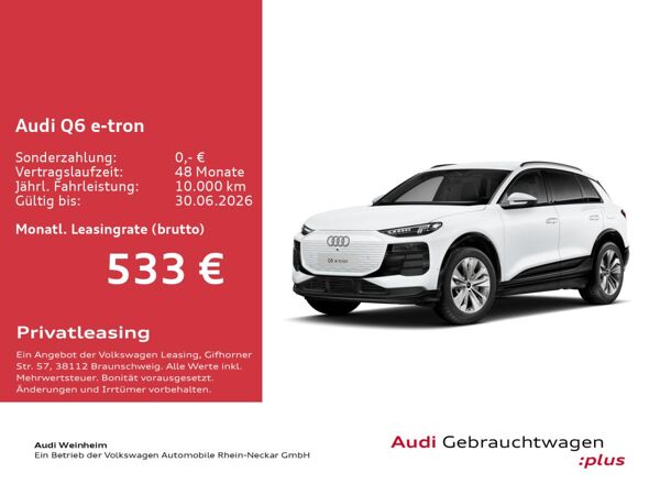 Audi Q6 e-tron LED plus AHK Kamera Virtual MMI plus uvm bild 2