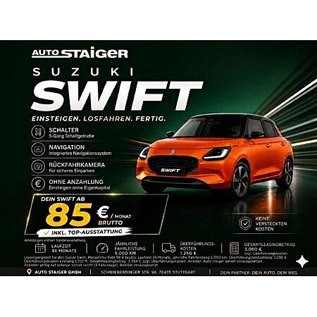 Suzuki Swift leasen