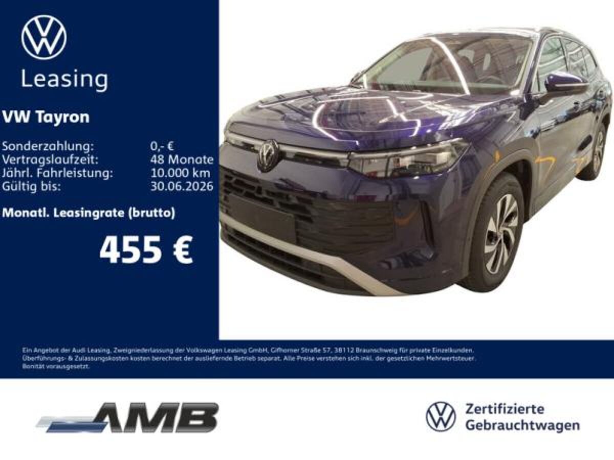 Volkswagen Tayron Life 1.5 eTSI AHK/7Sitze/Standhz/10.30Garantie bild