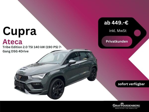 Cupra Ateca Tribe Edition 2.0 TSI 140 kW (190 PS) 7-Gang DSG 4Drive bild
