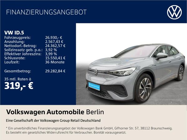 Volkswagen ID.5 Pro Performance 150/77 Navi LED ACC SHZ bild