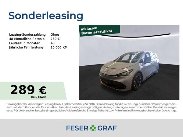 Cupra Born 62 kWh LED*GJR*PDC*360*SH*NAVI*19 bild