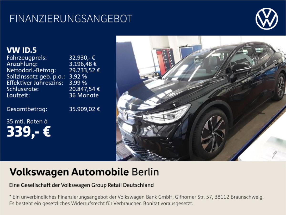 Volkswagen ID.5 GTX 220/77 Wärmepumpe Navi LED ACC PDC bild
