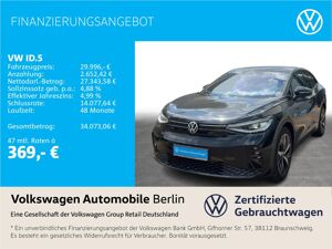 Volkswagen ID.5 GTX 220/77 Wärmepumpe Navi LED ACC PDC bild 1