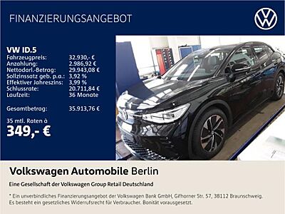 Volkswagen ID.5 GTX 220/77 Wärmepumpe Navi LED ACC PDC