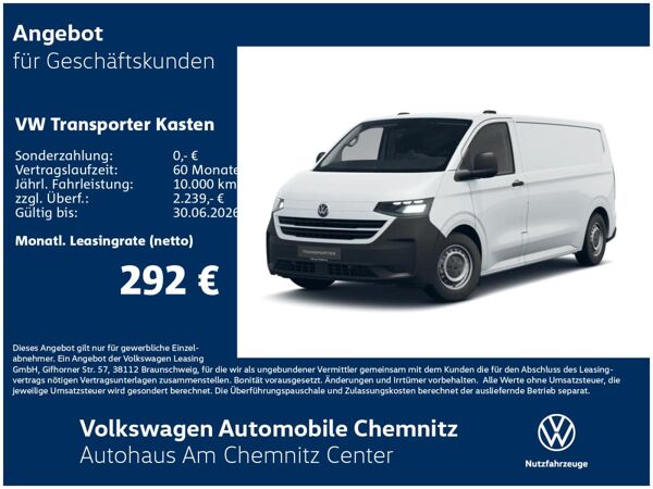 Volkswagen Transporter Kasten 2,0 TDI KR bild 2