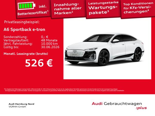 Audi A6 e-tron A6 Sportback e-tron S line AHK Matrix ACC Memory bild
