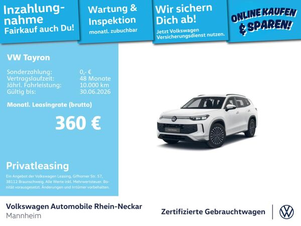 Volkswagen Tayron 1.5 eTSI Life DSG 7-Sitzer Navi AHK Kamera UVM bild