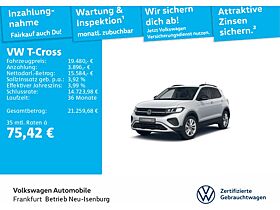 Volkswagen T-Cross 1.0 TSI Goal Navi LED Heckleuchten Sitzheizung DAB+