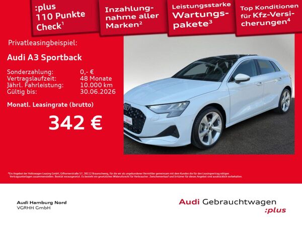Audi A3 Sportback 30 TFSI S tronic Stdhzg Sound Pano bild