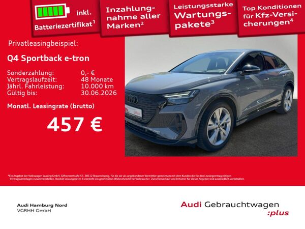 Audi Q4 e-tron Q4 Sportback 45 e-tron S line Matrix Navi ACC bild
