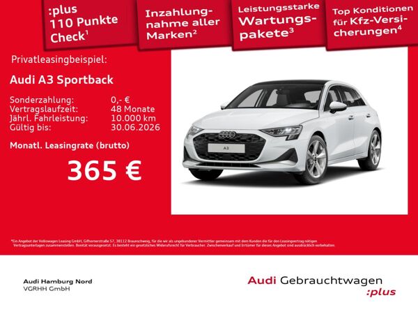 Audi A3 Sportback 30 TFSI S tronic Standhzg Pano Navi bild
