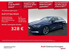 Audi A3 Sportback 30 TFSI S tronic Stdhzg Navi Kamera Audi A3 Sportback 30 TFSI S tronic Stdhzg Navi Kamera