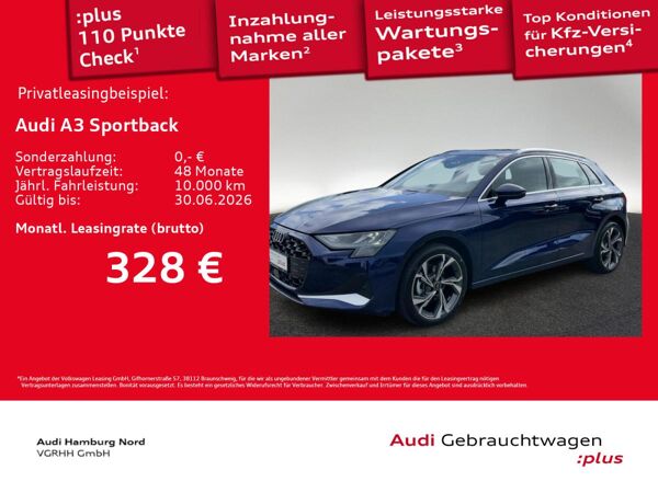 Audi A3 Sportback 30 TFSI S tronic Stdhzg Navi Kamera bild