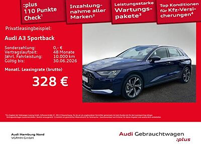 Audi A3 Sportback 30 TFSI S tronic Stdhzg Navi Kamera