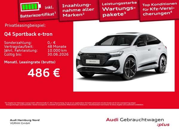 Audi Q4 e-tron Q4 Sportback 45 e-tron S line AHK Matrix Nav ACC bild
