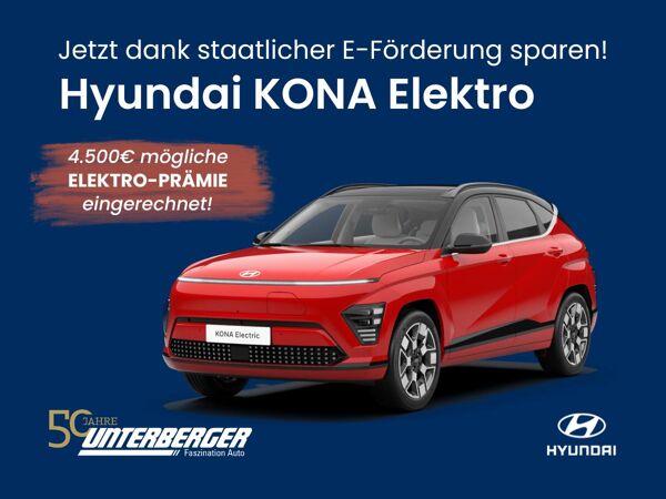 Hyundai KONA Elektro 135PS Trend - inkl. 4.500€ mögliche staatliche Prämie für Sie eingerechnet bild 1