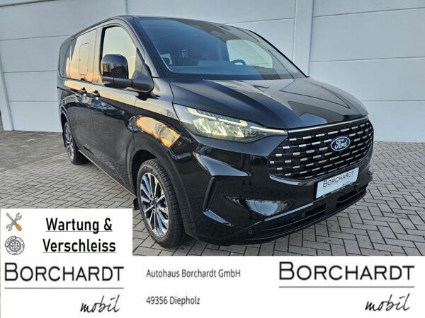 Ford Tourneo Custom Titanium X*AWD*Pano*Exklusiv*AHKs**Wartung & Verschleiss*Schiebet.el*dig.Spiegel*sofort* bild