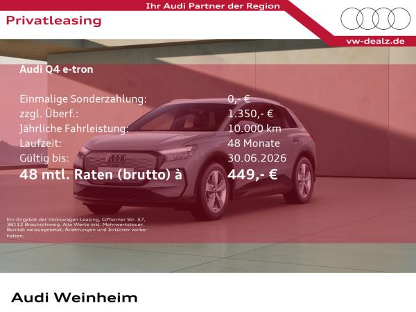 Audi Q4 e-tron Q4 SUV e-tron bild