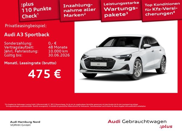 Audi A3 Sportback 1.5 TFSIe Navi ACC AHK SONOS HeadUp bild