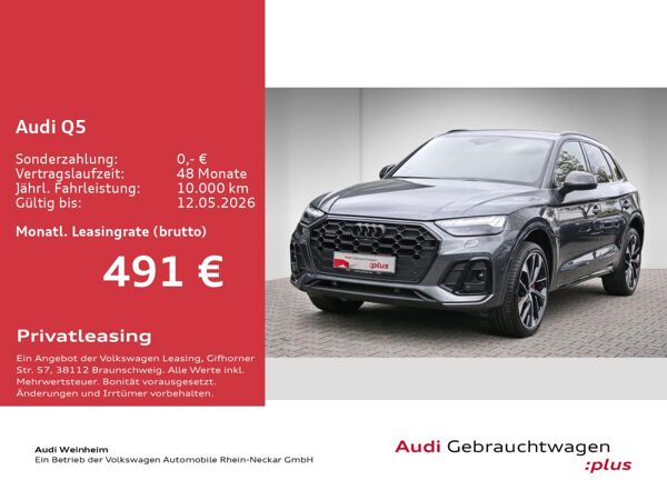 Audi Q5 45 TFSI quattro S tronic S line Matrix HuD Black Paket uvm. bild 2