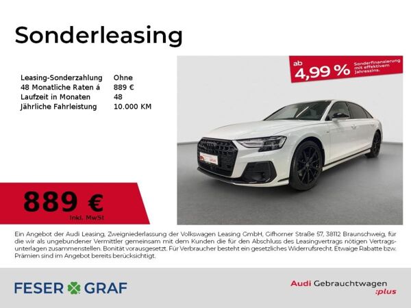 Audi A8 Lang 50 TDI B&O HD Matrix 360° Stdhz. ACC bild