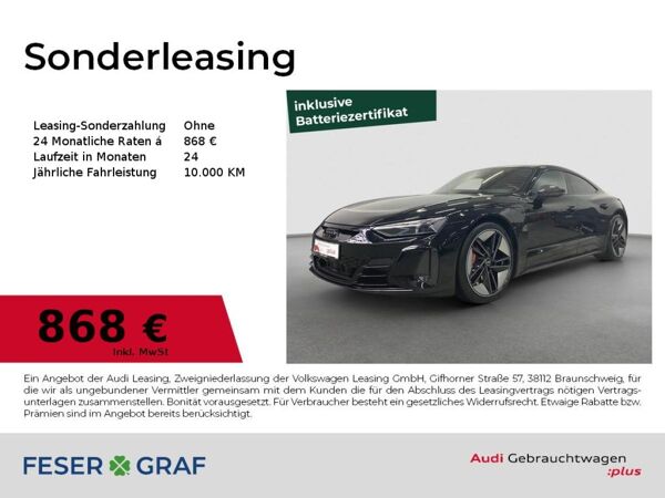 Audi RS e-tron GT Night-View HUD 360° Laser B&O Pano bild