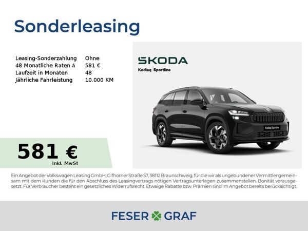 Skoda Kodiaq Sportline 2,0 TDI 4x4*AHK*NAVI*KAM bild