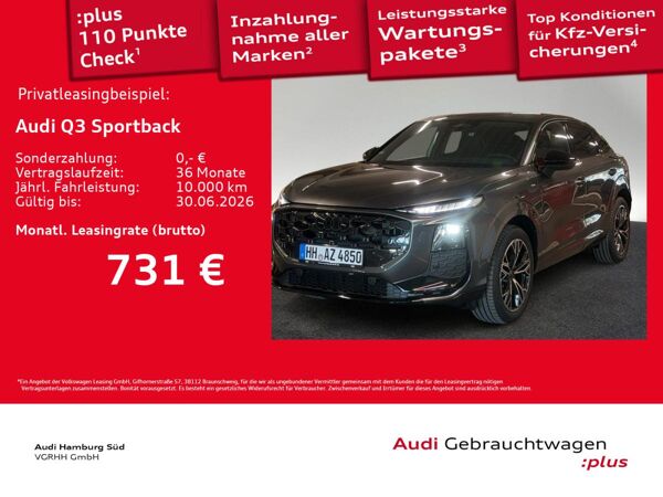 Audi Q3 Sportback TDI S tronic 2xS LINE/NAVI/ACC/LED+ bild 1