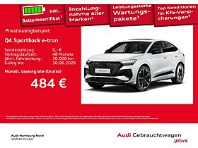Audi Q4 e-tron Q4 Sportback 45 e-tron S line AHK Matrix Nav ACC Audi Q4 e-tron Q4 Sportback 45 e-tron S line AHK Matrix Nav ACC