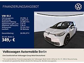 Volkswagen ID.3 Pro Performance 150/58 Navi LED ACC SHZ