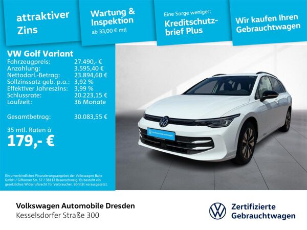 Volkswagen Golf VIII Variant 1.5 TSI Goal AHZV Kamera LED Navi bild 2