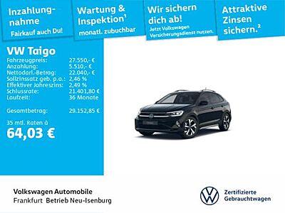 Volkswagen Taigo Style 1.5 TSI DSG AHK LED APP NAVI IQ.Drive