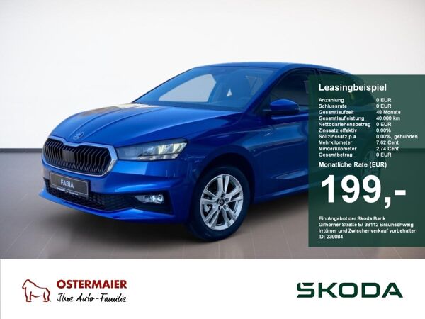 Skoda Fabia Selection 1.0TSI LED.WINTER.BergA.AHK.LKR-HEIZ.Park.SmartLink.DAB bild