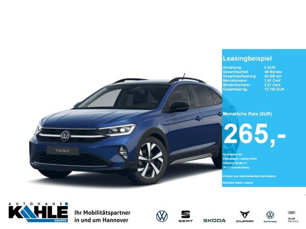 Volkswagen Taigo 1.0 TSI DSG Style SOFORT VERFÜGBAR!  CarPlay Black Matrix ACC bild