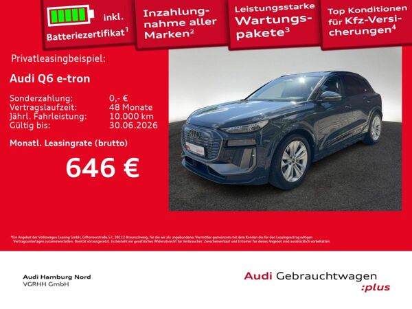 Audi Q6 e-tron performance Panorama B&O Navi CarPlay bild