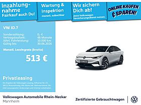 Volkswagen ID.7 Pro GAR 2030 Navi AHK Kamera UVm Volkswagen ID.7 Pro GAR 2030 Navi AHK Kamera UVm
