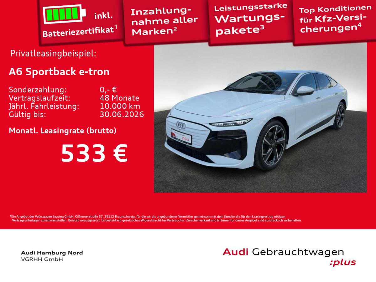 Audi A6 e-tron A6 Sportback e-tron AHK Navi Matrix Memory ACC bild