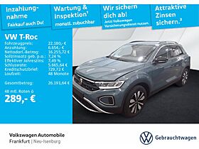 Volkswagen T-Roc 1.0 TSI Goal Navi Spurwechselassistent LED Heckleuchten Sitzheizung DAB+