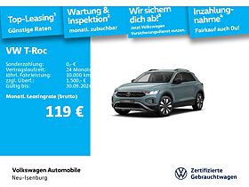 Volkswagen T-Roc 1.0 TSI Goal Navi Spurwechselassistent LED Heckleuchten Sitzheizung DAB+ Volkswagen T-Roc 1.0 TSI Goal Navi Spurwechselassistent LED Heckleuchten Sitzheizung DAB+