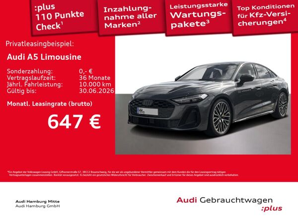 Audi A5 Limousine 2.0 TFSI S line quattro S tronic Panorama AHK B&O bild