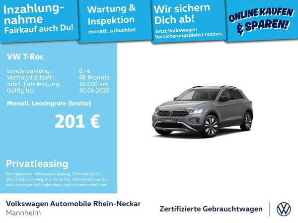 Volkswagen T-Roc 1.0 TSI GOAL Navi PDC LED uvm bild