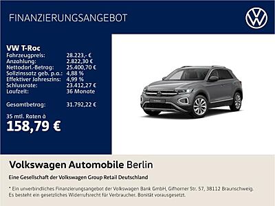 Volkswagen T-Roc 1.5 TSI DSG Style Matrix-LED ACC SHZ PDC