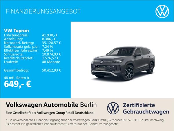 Volkswagen Tayron 1.5 eTSI DSG Elegance Navi LED SHZ ACC bild